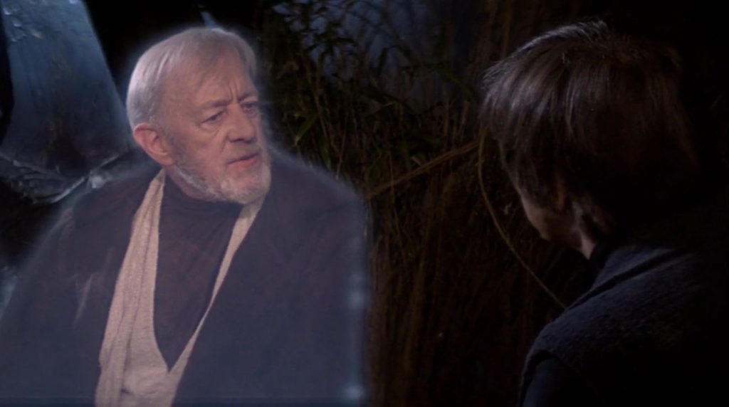 Obi-Wan Kenobi and Luke Skywalker