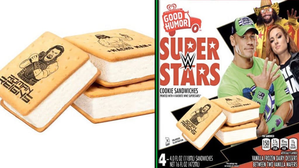 WWE Superstar Ice Cream Bars