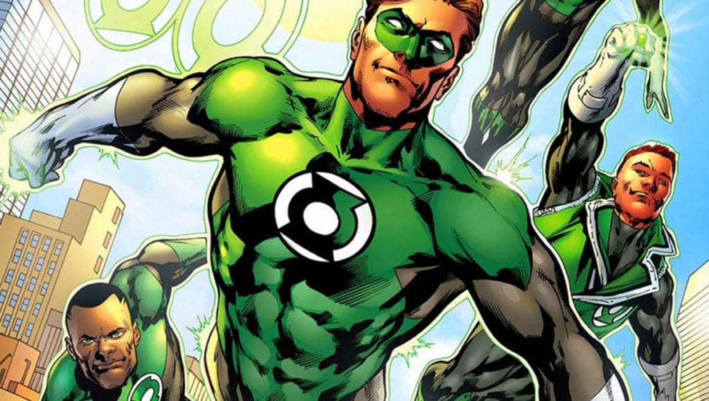 Green Lantern Corps in Flight