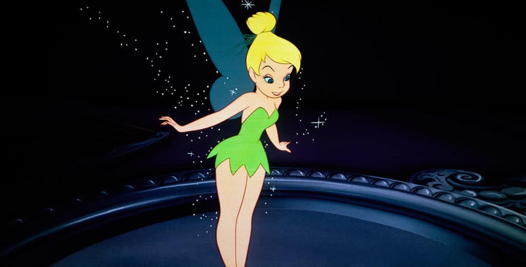 tinker bell in peter pan and wendy