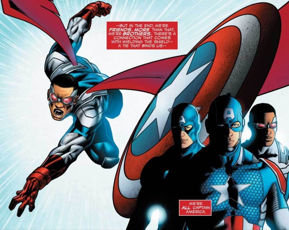 Captain America Falcon Marvel Comics Anthony Mackie