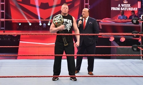 WWE Brock Lesnar and Paul Heyman