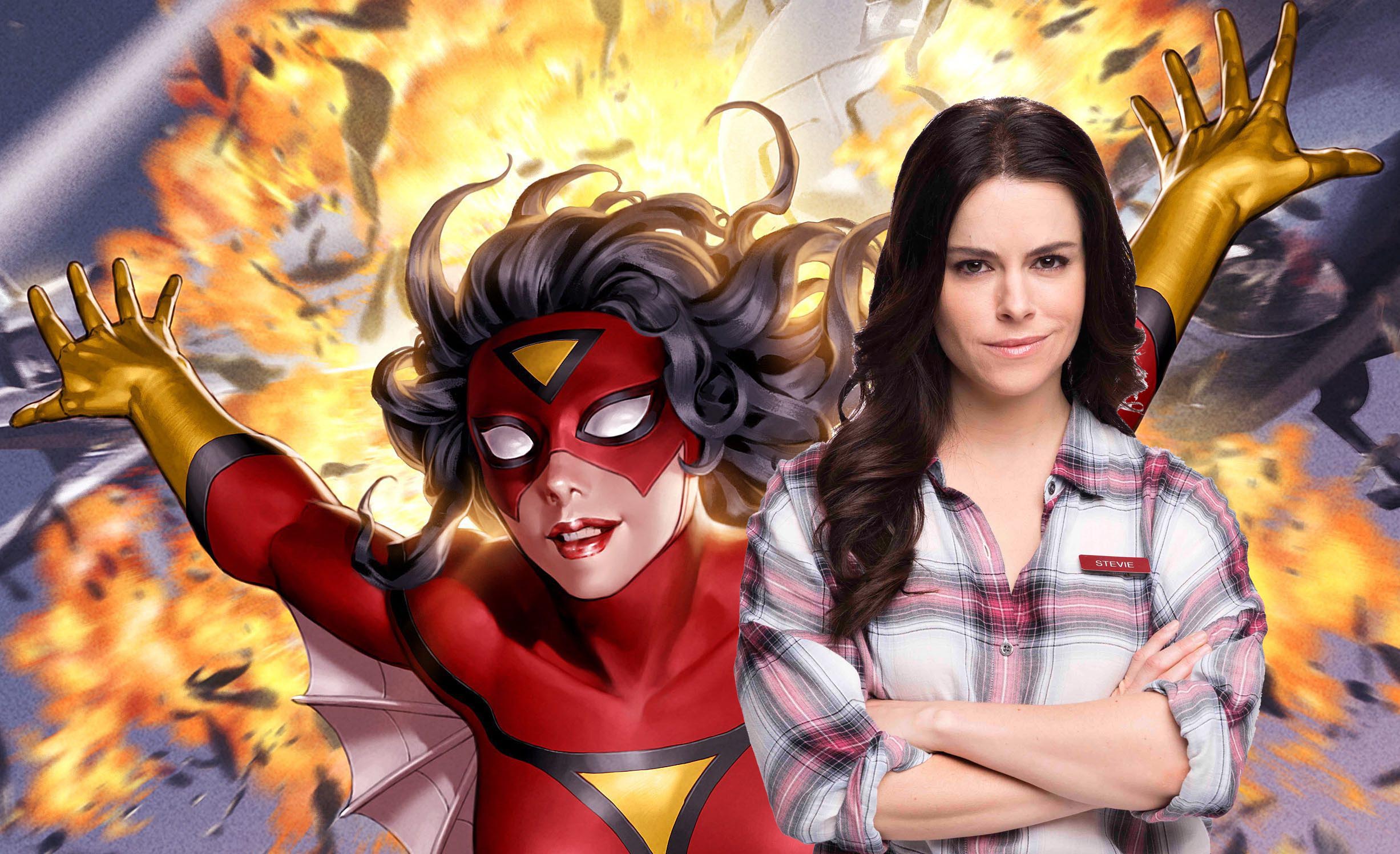 Emily Hampshire Spider-Woman