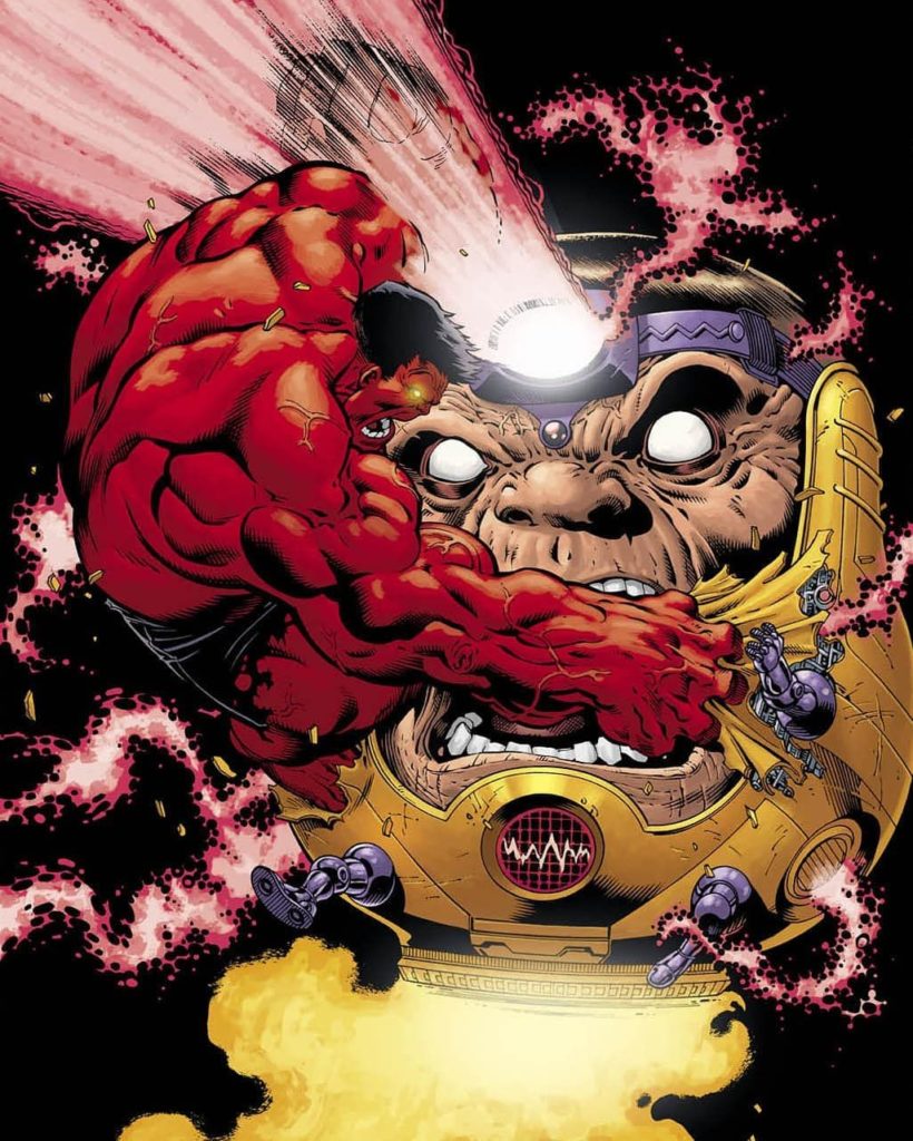 MODOK vs Red Hulk