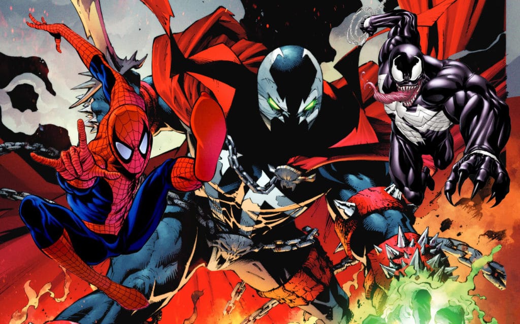 spawn spider man venom