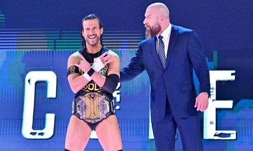 WWE Adam Cole and Triple H