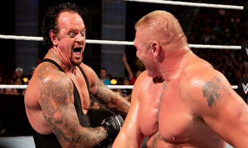 WWE Undertaker and Brock Lesnar
