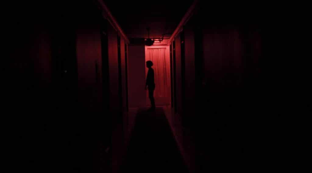 Followed Red Hallway