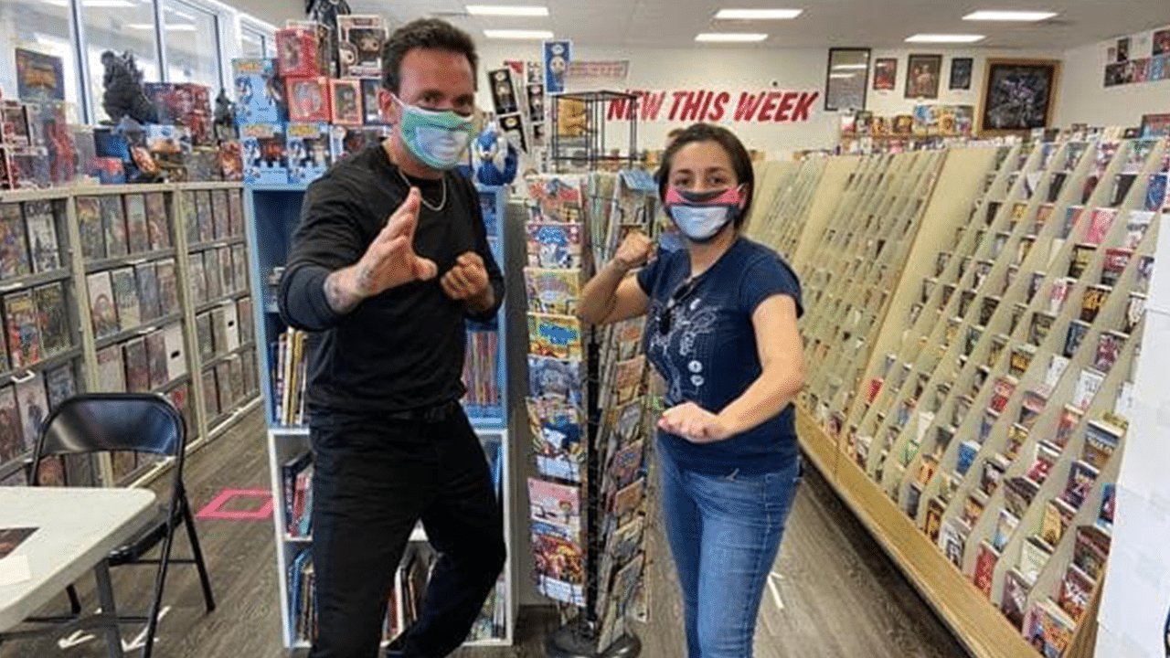 Power Rangers Star Jason David Frank Visits Comic Shops In An Effort To Help Keep The Doors Open