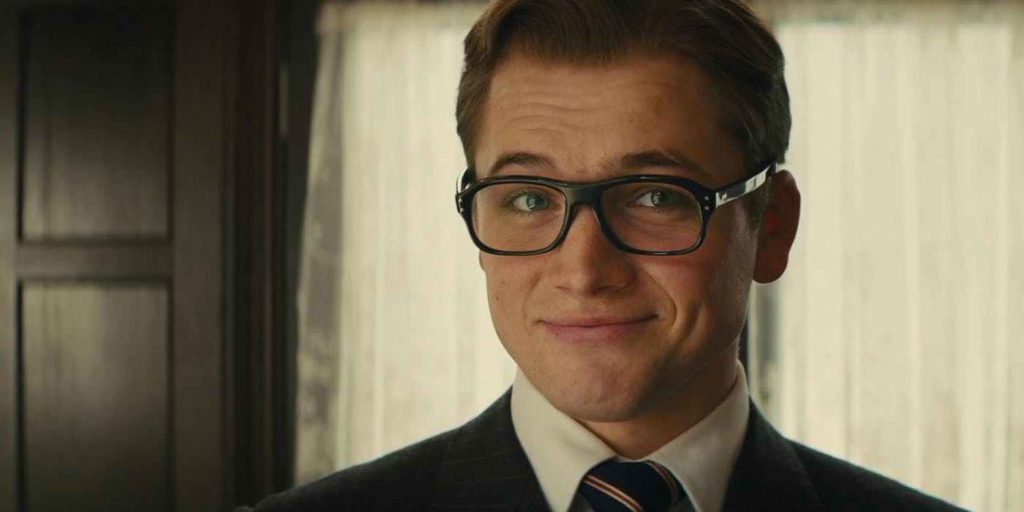 Taron Egerton Kingsman Eggsy Tetris