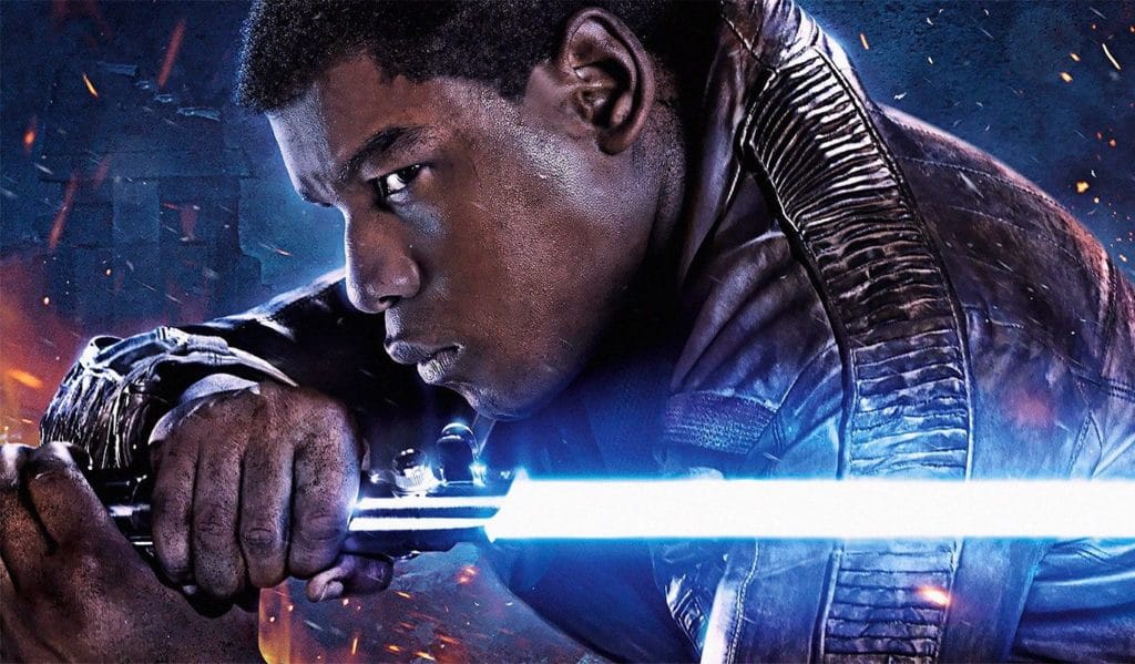 Star Wars Finn Lightsaber The Force Awakens Marketing John Boyega