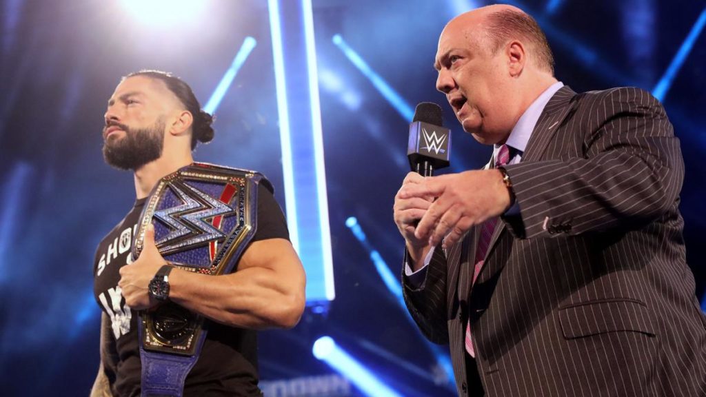 WWE Paul Heyman and Roman Reigns
