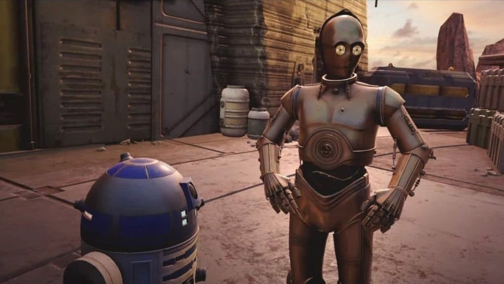 Star Wars: Tales from the Galaxy's Edge R2D2 and C3PO