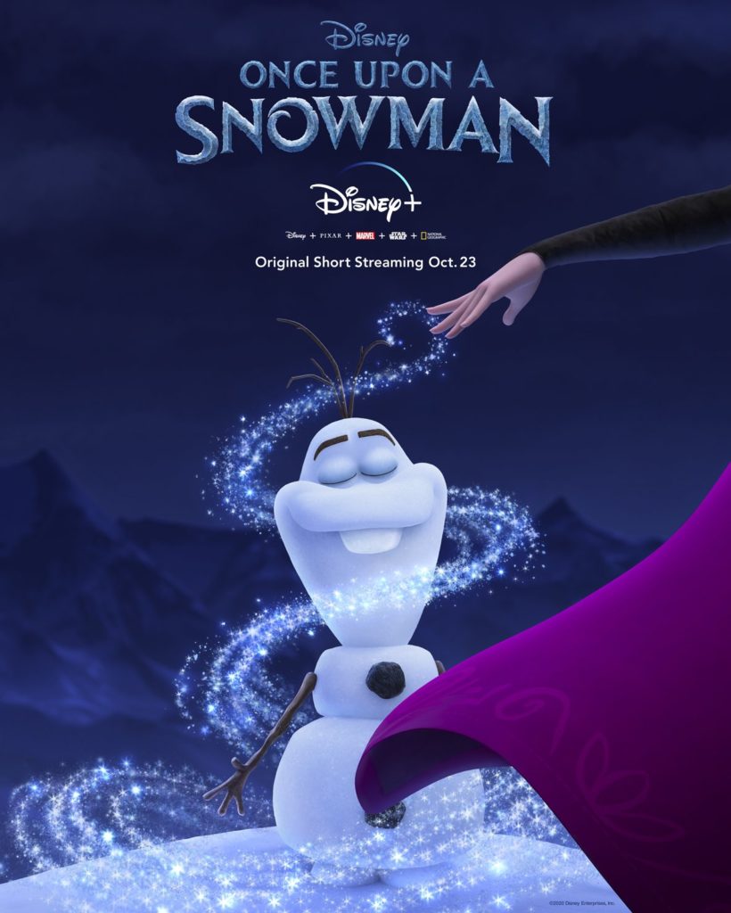 once upon a snowman poster
