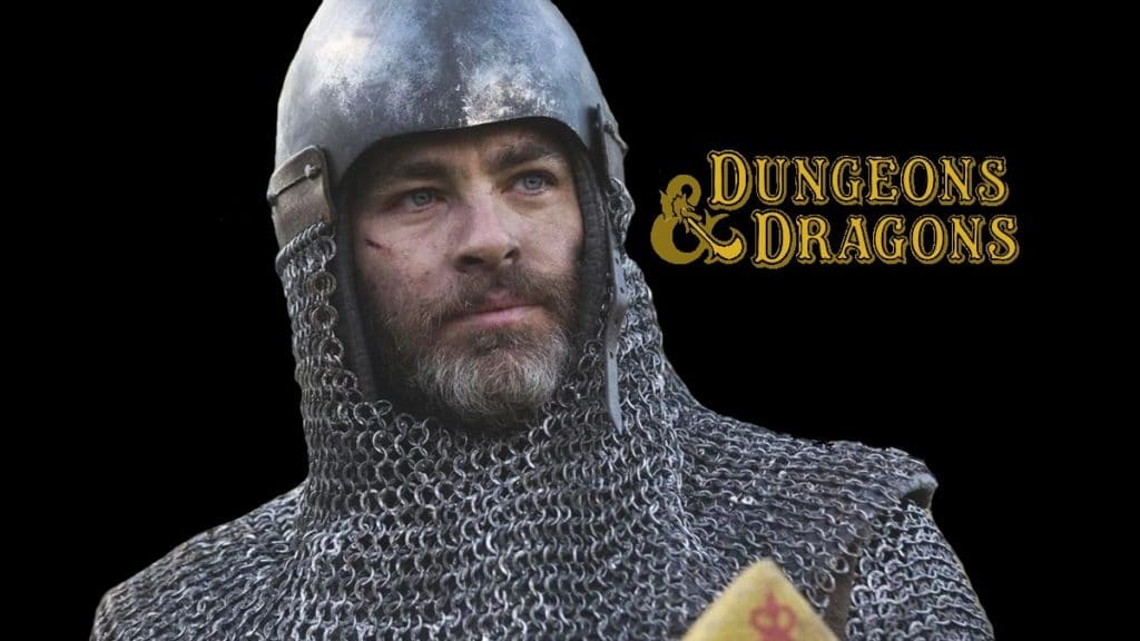 Chris Pine Dungeons and Dragons movie DnD