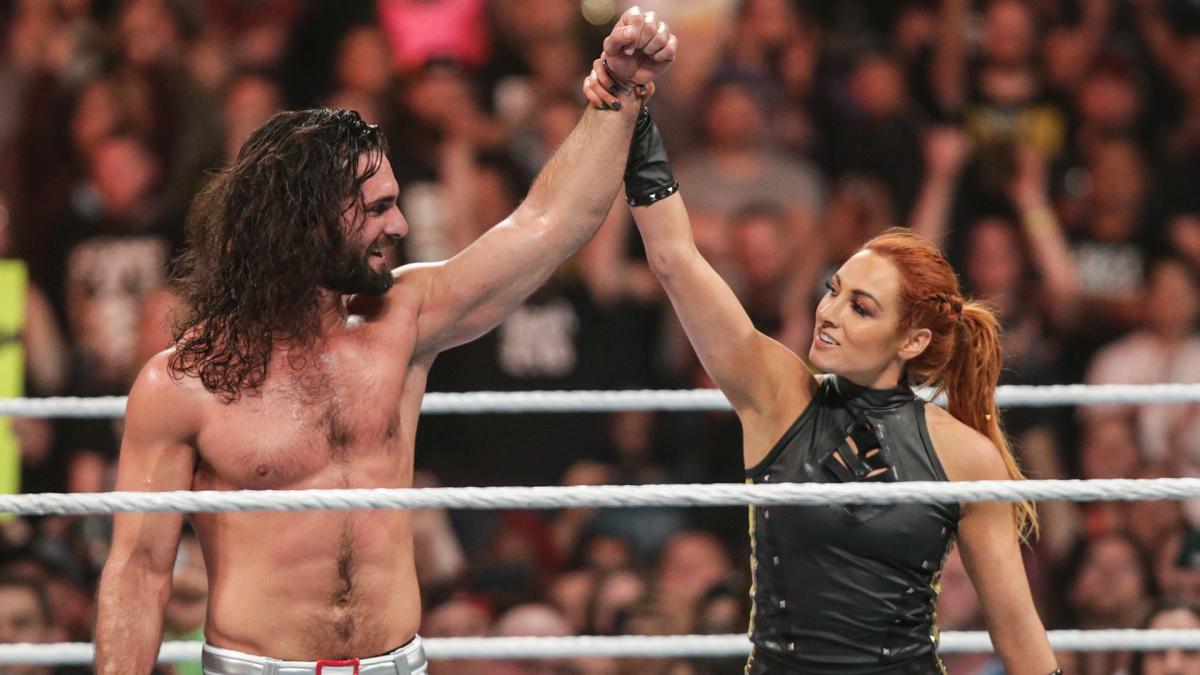 WWE Seth Rollins and Becky Lynch