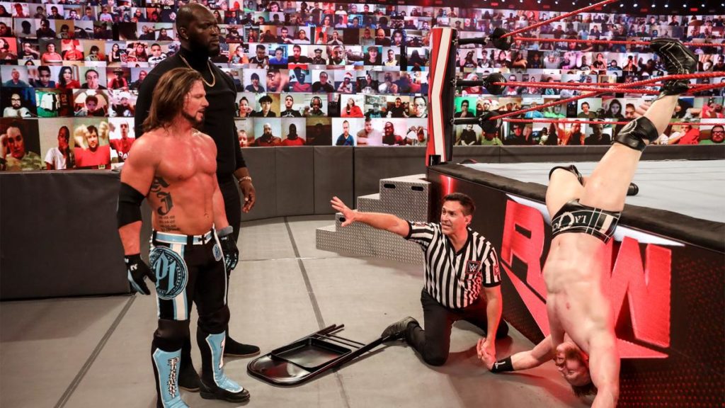 WWE AJ Styles and Omos