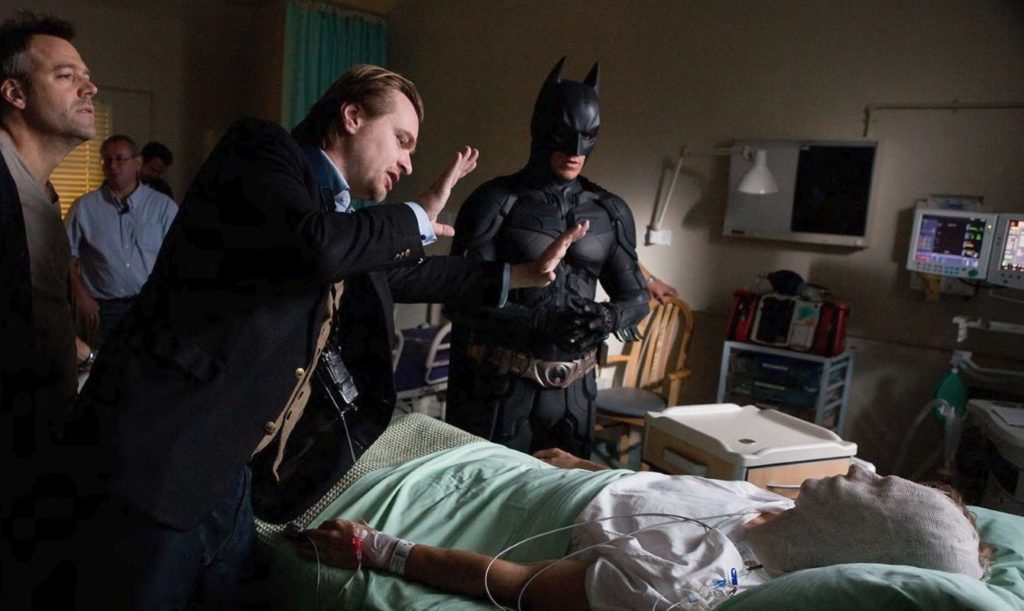Christopher Nolan Batsignal The Dark Knight