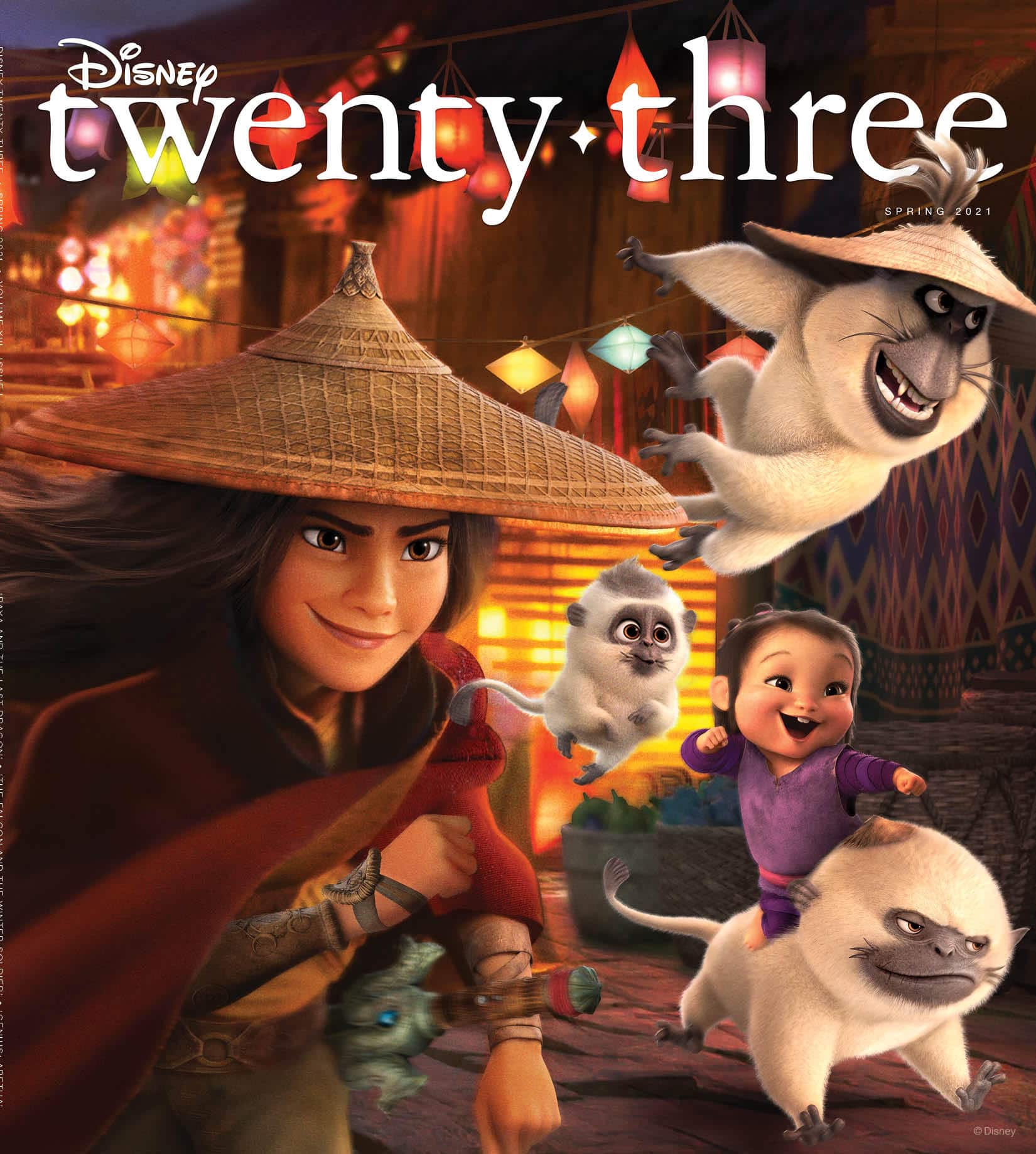 Raya and the Last Dragon Takes Flight on the New Cover of D23