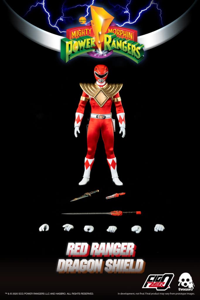 Power Rangers Red Dragon Sheild Figure