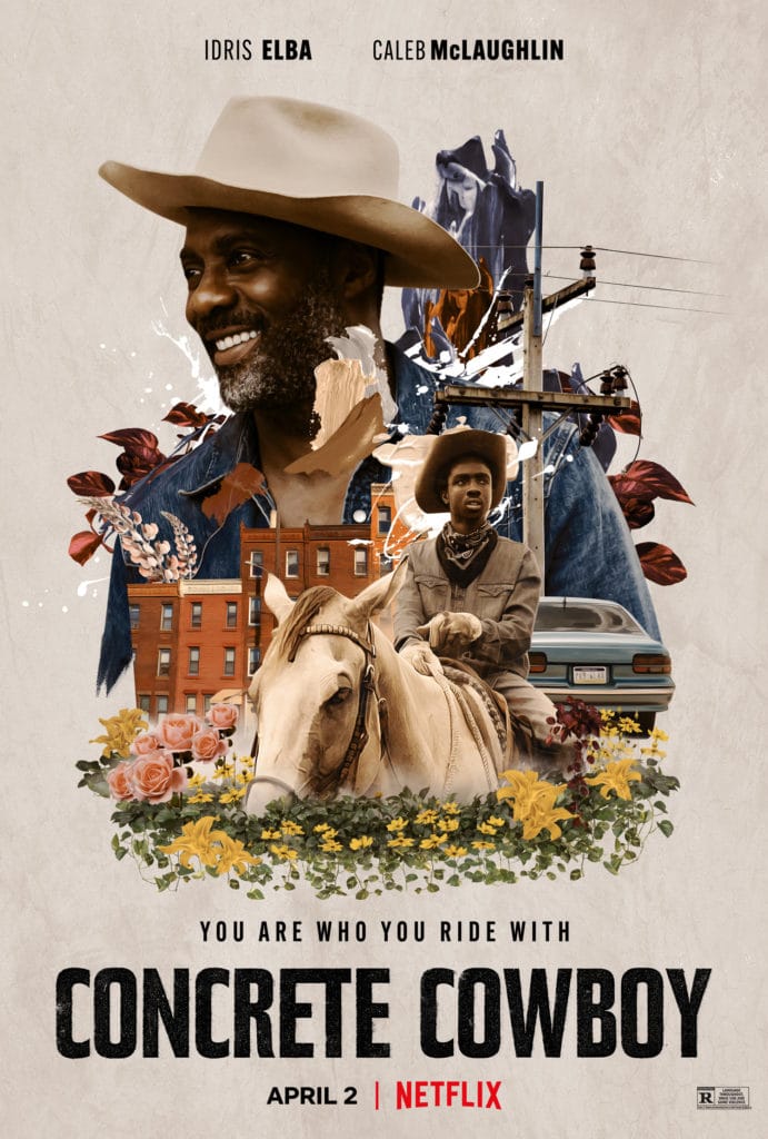 Concrete Cowboy poster Idris Elba