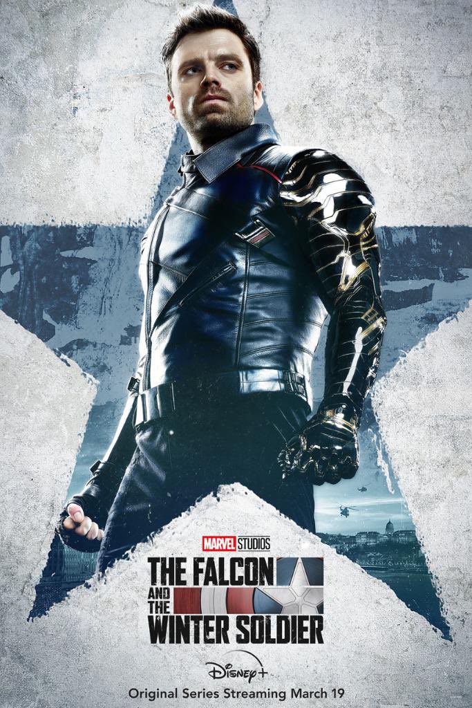 The Falcon and The Winter Soldier poster Anthony Mackie Sebastian Stan