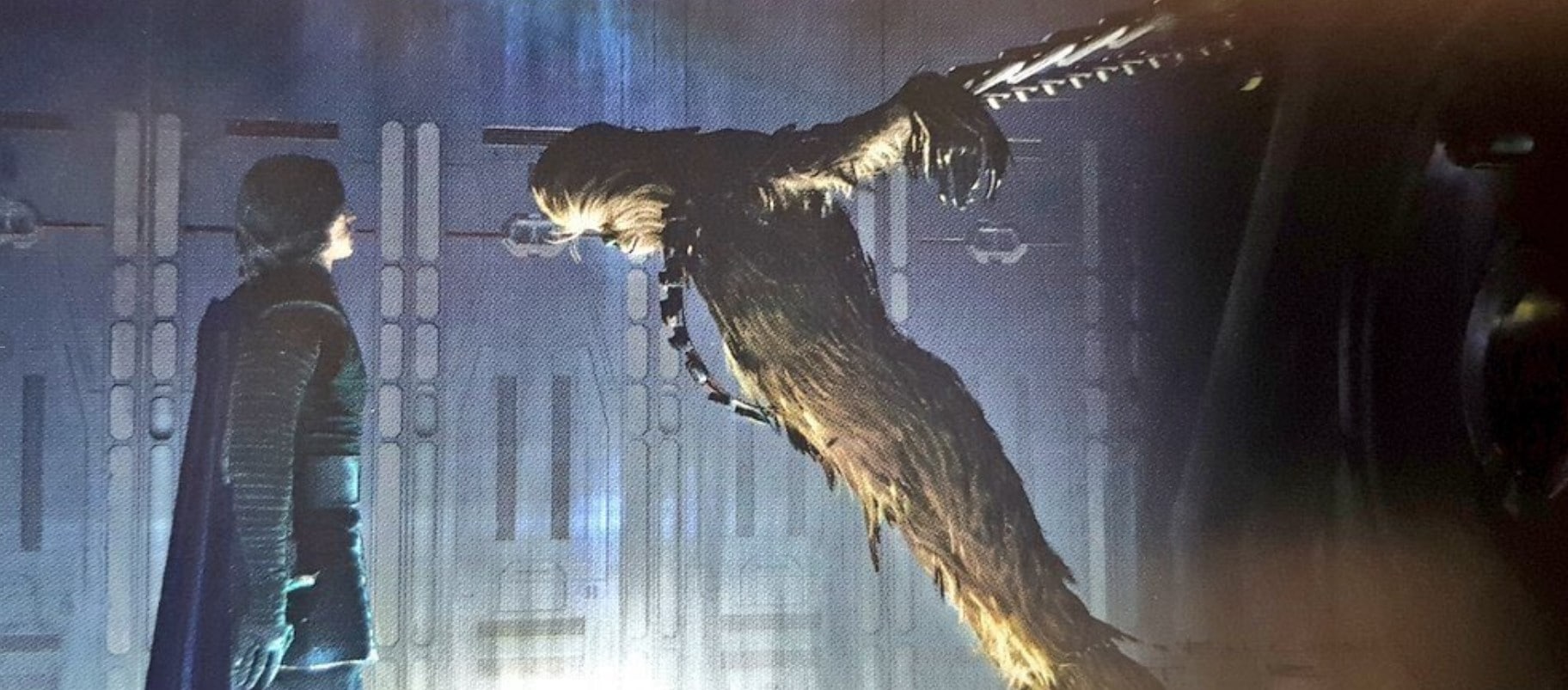 Star Wars Rise of Skywalker Chewbacca Kylo Ren Torture Concept Art