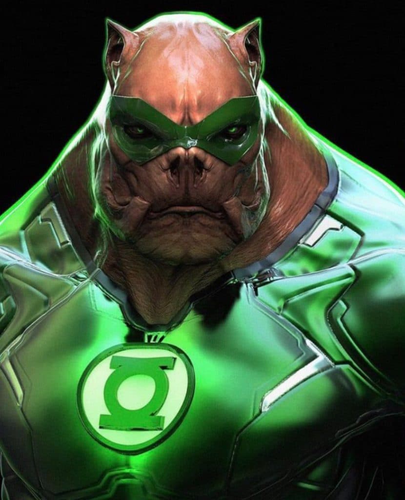 Zack Snyder Justice League Green Lantern Concept Art Kilowog