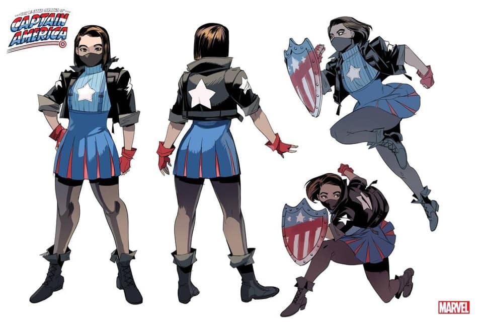 Marvel Captain America poses