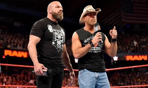 WWE Triple H and Shawn Michaels