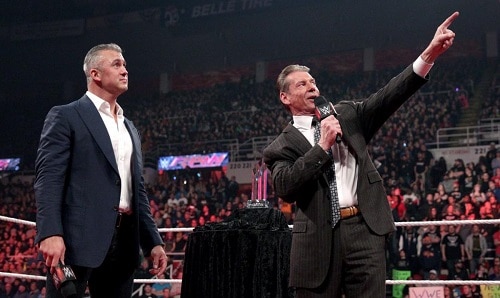 WWE Shane McMahon and Vince McMahon