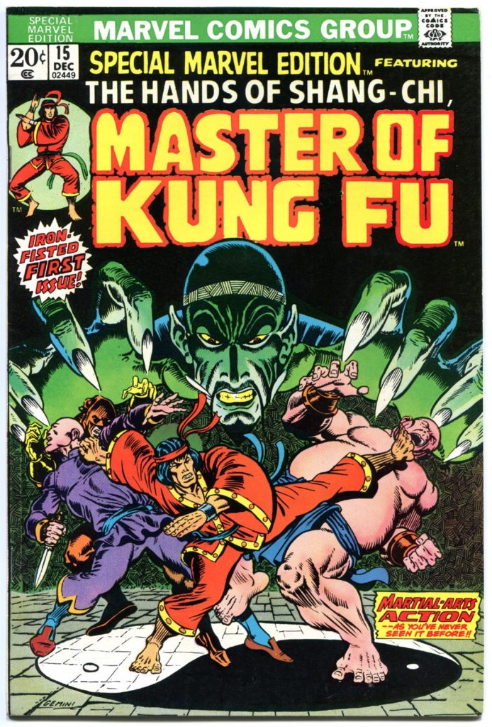 Shang-chi comic cover first appearance