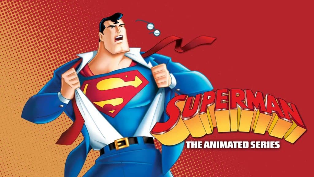 superman animated series logo