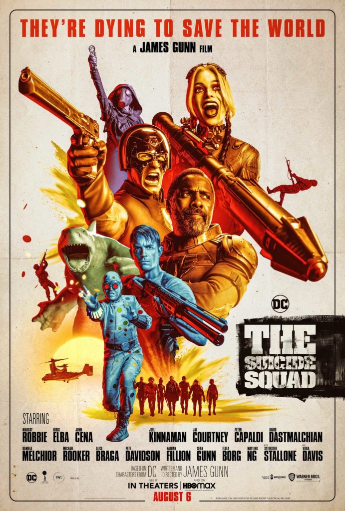 The Suicide Squad poster James Gunn King Shark Harley Quinn