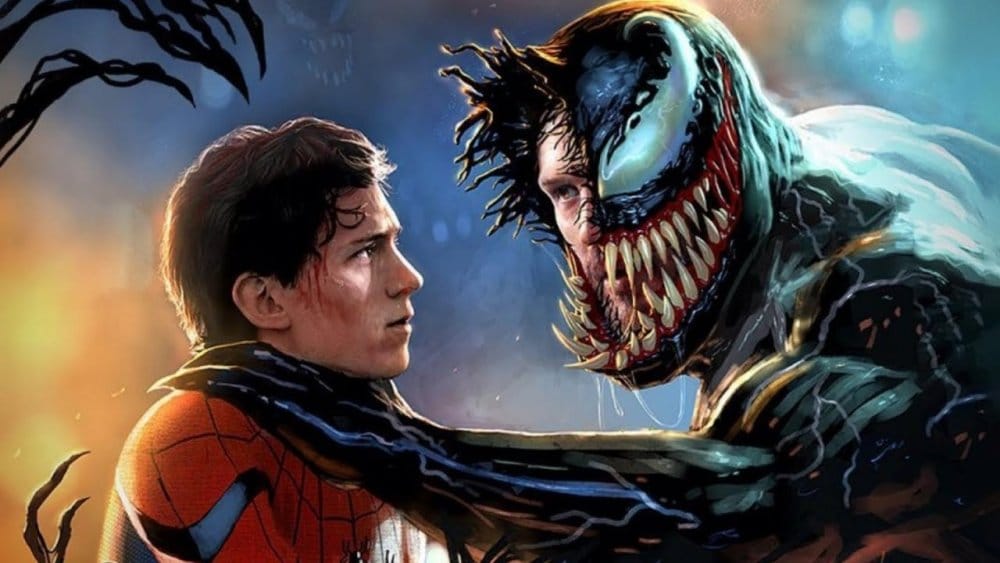 venom and spiderman