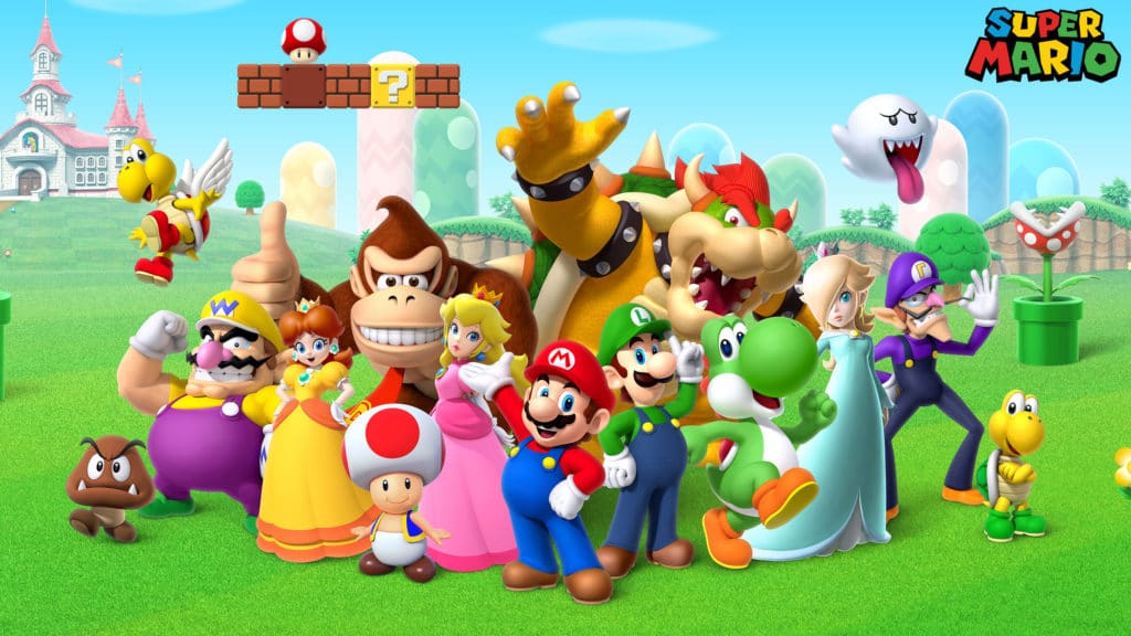 super mario characters-wallpapers