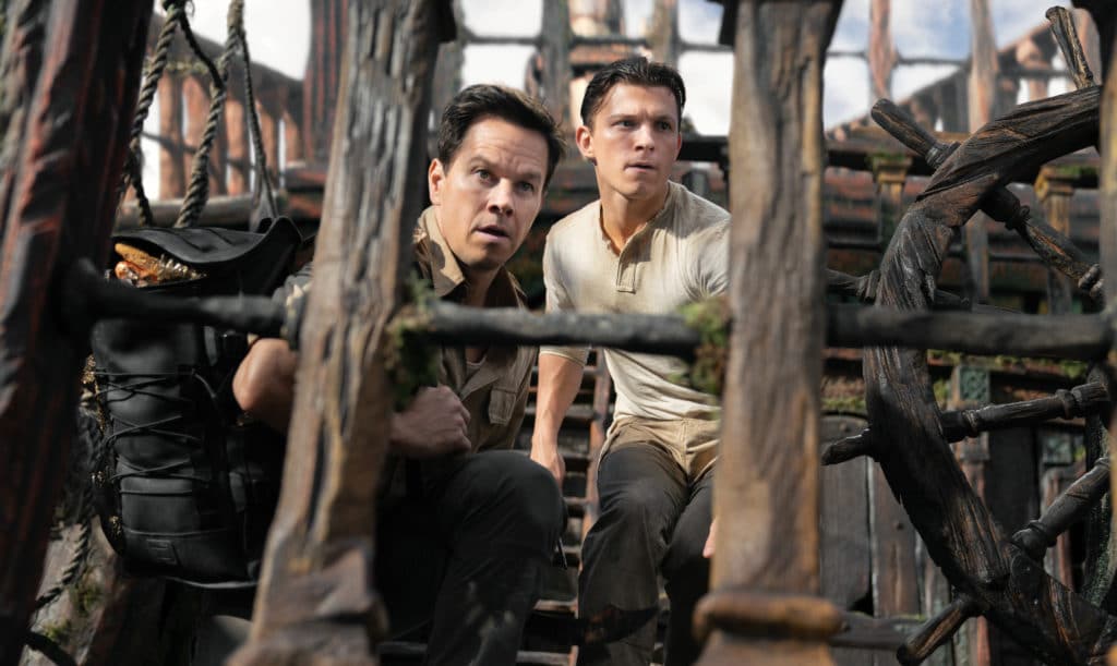 Tom Holland & Mark Wahlberg - Uncharted scenes