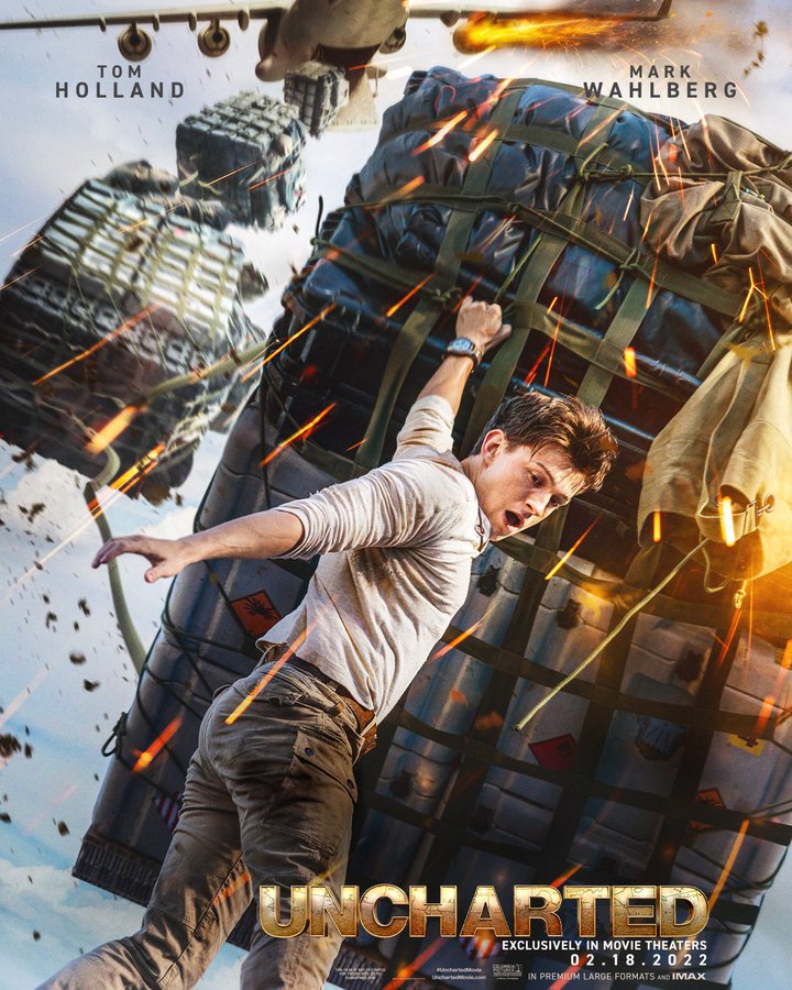 Uncharted poster Tom Holland