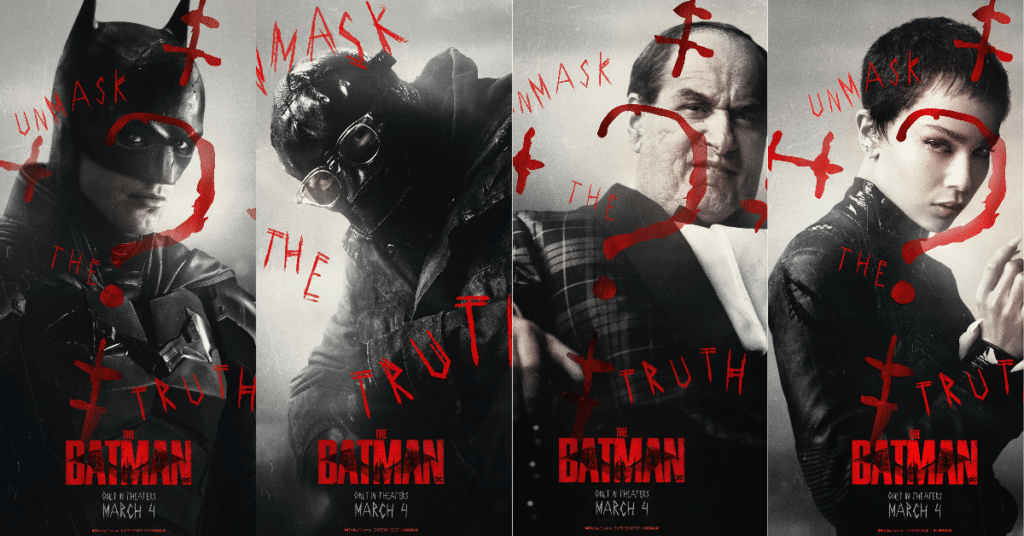 the batman character posters