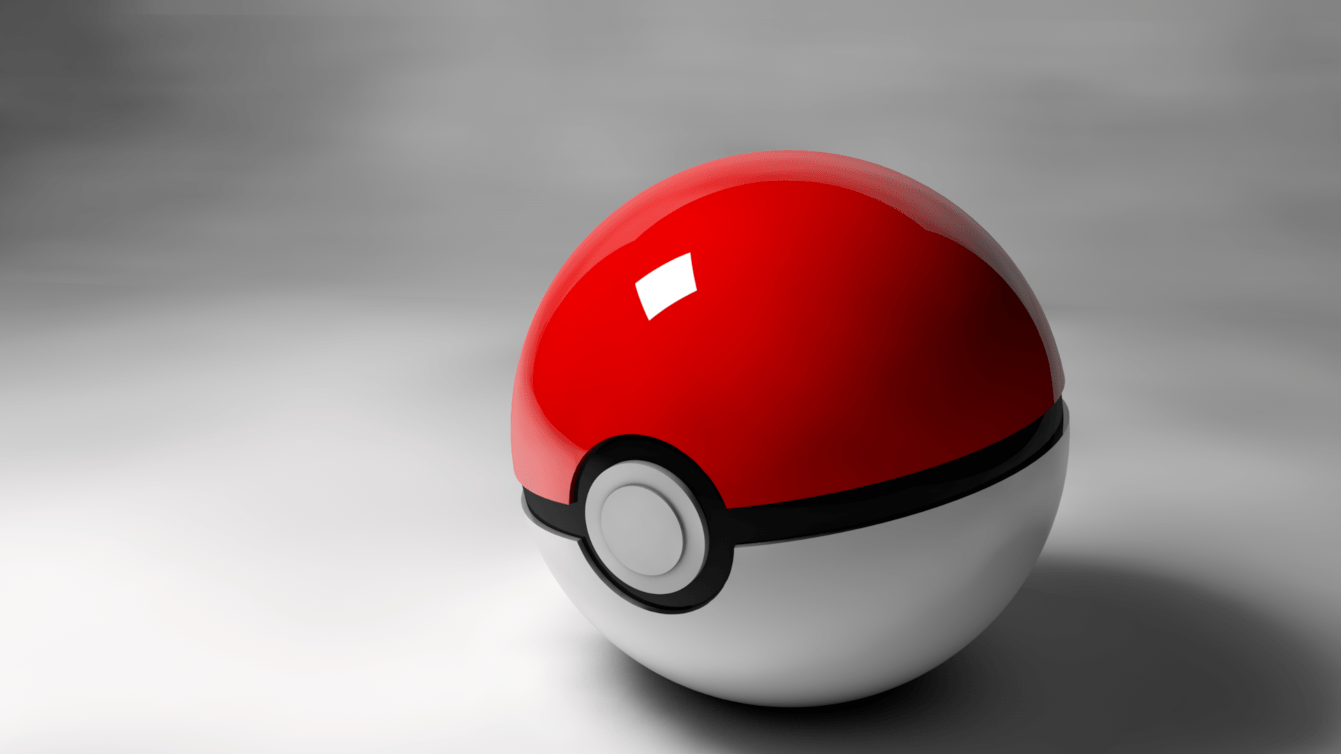 3D Pokeball, Pokemon ball png