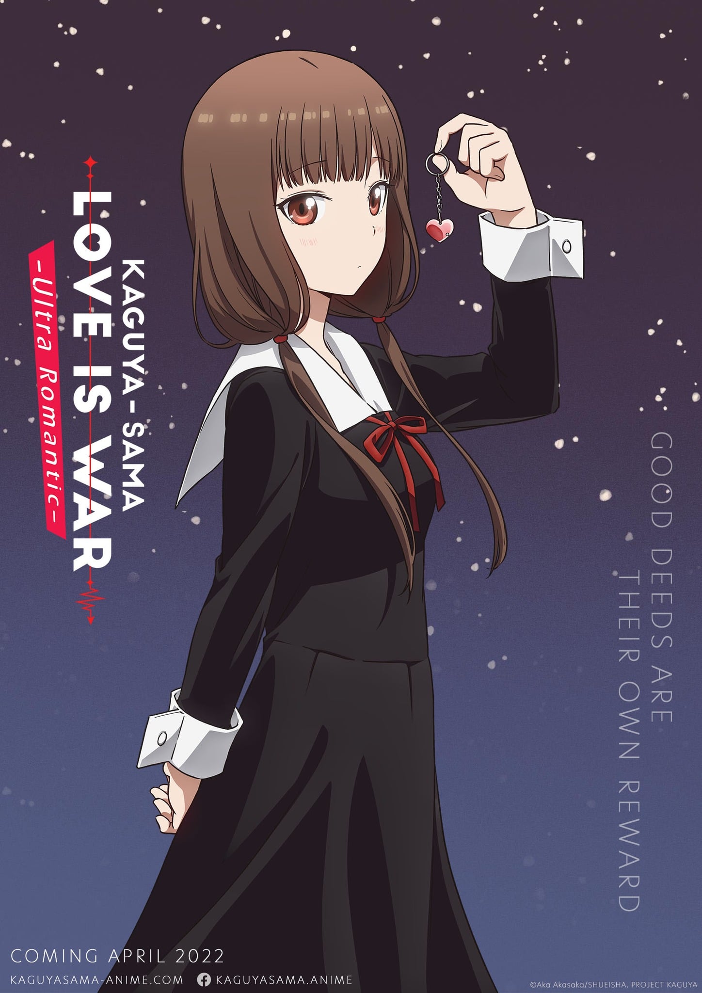 Kaguya-sama: Love is War Anime Season 3 in April 2022 & PV