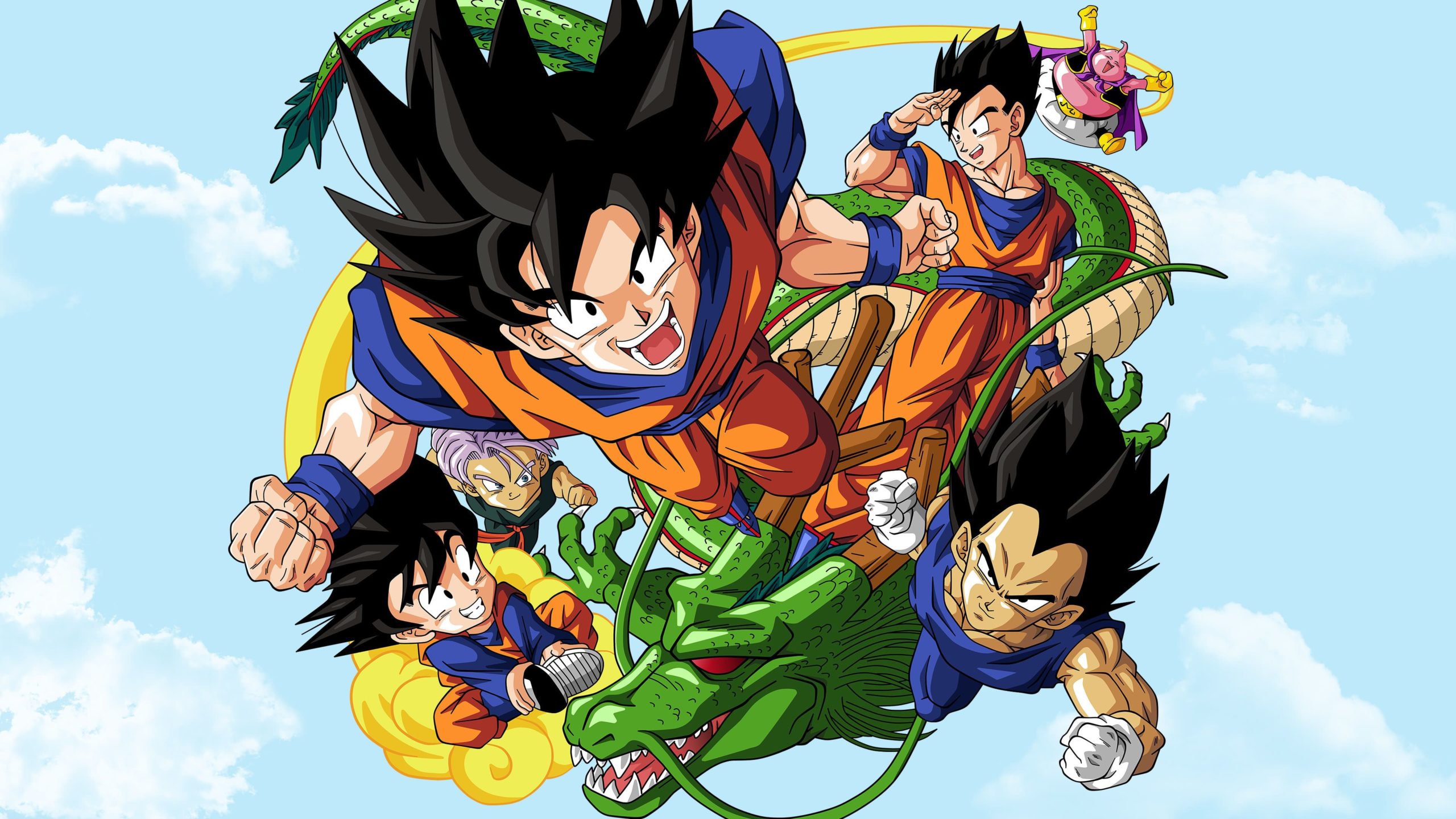 Can't find a 4k Dragon Ball wallpaper that I like, so I quickly