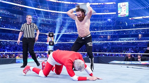 WWE Sami Zayn vs. Johnny Knoxville