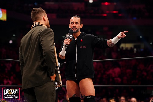 AEW CM Punk and MJF