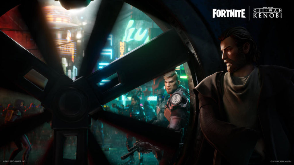 Fortnite - Obi-Wan Kenobi Surrounded Loading Screen screenshot