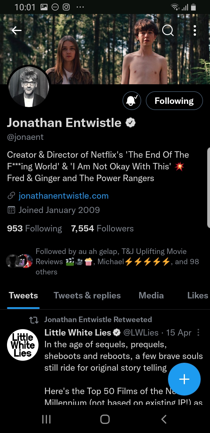 Entwhistle Twitter Bio The Power Rangers