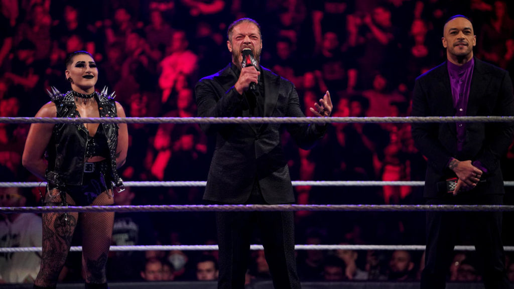 WWE Edge Judgment Day Damian Priest and Rhea Ripley