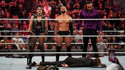 WWE Judgment Day Finn Balor Priest and Rhea Ripley 