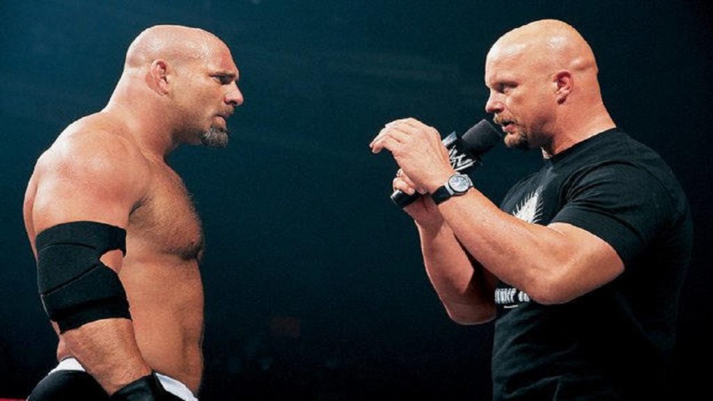 WWE Goldberg vs Stone Cold Steve Austin