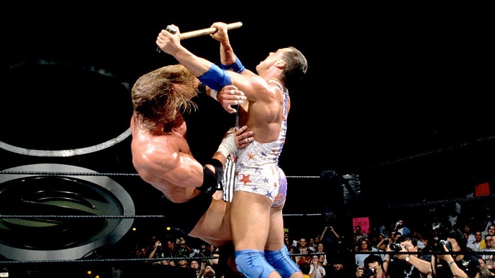WWE Triple H vs Kurt Angle